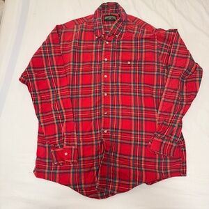 American Eagle Vintage Flannel Red